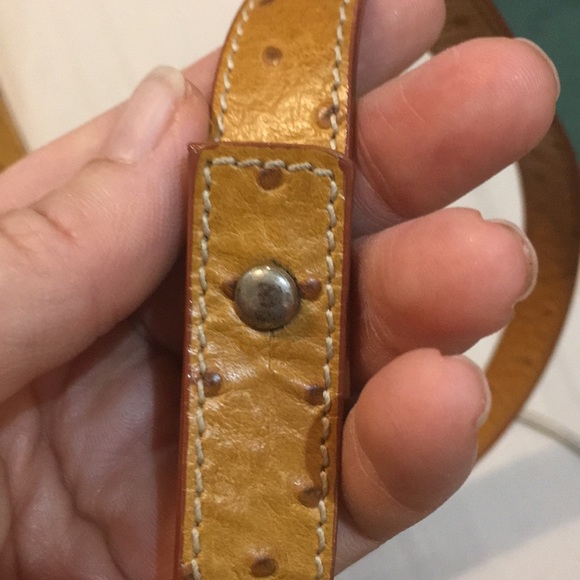 Dooney bourke bag. Authentic ostrich, leather 45” strap - Picture 6 of 7